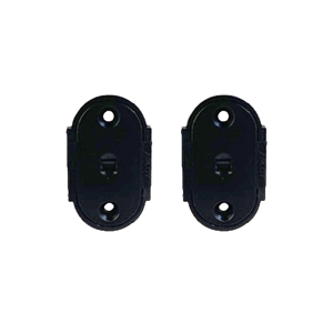 Hængsel til dør, Sort - 2 stk 